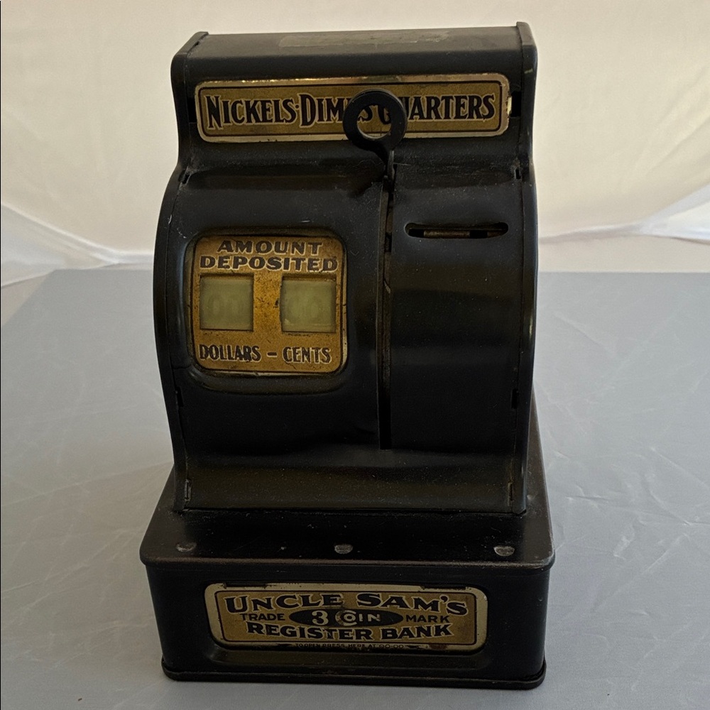 Vintage Uncle Sam’s 3-Coin Register Bank
